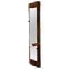 Pine Wallmirror with candle holder by Gunnar Kanevad, Sweden 1970s