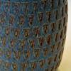 Danish blue stoneware tablelamp pair by Søholm Keramik, Bornholm 1970s