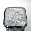 Swedish midcentury step stool of chromed steel by Awab 1950s