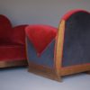 Amsterdam School Club Chairs, 1930s, Set of 2 Amsterdam School Club Chairs, 1930s, Set of 2