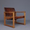 Diana Safari Lounge Chair in Leather and Pine by Karin Mobring for Ikea