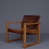 Diana Safari Lounge Chair in Leather and Pine by Karin Mobring for Ikea