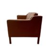 Vintage Danish Three Seater Leather Sofa by Stouby