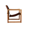 Diana Safari Lounge Chair in Leather and Pine by Karin Mobring for Ikea