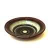 Ceramic glaced vintage dish by Helle Allpass, Denmark 1960s
