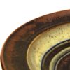 Ceramic glaced vintage dish by Helle Allpass, Denmark 1960s