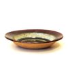 Ceramic glaced vintage dish by Helle Allpass, Denmark 1960s