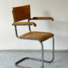 Bauhaus Cantilever Plywood and Walnut Armchair by Robert Slezák, 1930s Bauhaus Cantilever Plywood and Walnut Armchair by Robert Slezák, 1930s
