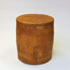 Vintage birch taburette with removable top lid Sweden 1972