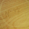 Vintage birch taburette with removable top lid Sweden 1972