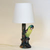 Italian design Budgerigar bird ceramic table lamp 1950s Italian design Budgerigar bird ceramic table lamp 1950s
