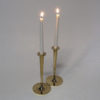 Lovely vintage brass candleholder pair by Arthur Pe, Kolbäck - Sweden 1960s