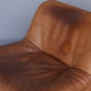 Four element modular De Sede DS46 buffalo leather sofa.