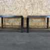 2x 60s 70s Jean Charles Coffee Table Chrome & Brass Side Table Space Age Design 2x 60s 70s Jean Charles Coffee Table Chrome & Brass Side Table Space Age Design
