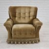Danish vintage club chair, original upholstery, 1970s Danish vintage club chair, original upholstery, 1970s