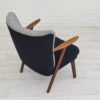 60s, Danish design by Erhardsen & Andersen, refurbished armchair, furniture wool