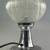 60s 70s table lamp bedside lamp chrome Doria glass space age design 60s 70s table lamp bedside lamp chrome Doria glass space age design