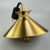 60s 70s ceiling lamp hanging lamp Hugo Frandsen Denmark brass design