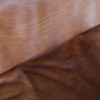 Four element modular De Sede DS46 buffalo leather sofa.