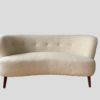 Danish 1940's Banana Sofa in Lambswool
