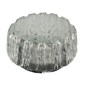 60s 70s ceiling lamp Plafoniere Flush Mount Glass Space Age Design 60s 70s