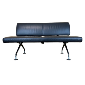 1990s Area Lounge Sofa Ledersofa von Antonio Citterio für Vitra Chrom Design 1990s Area Lounge Sofa Ledersofa von Antonio Citterio für Vitra Chrom Design