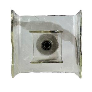 60s 70s lamp light wall lamp Carlo Nason Mazzega Ice Glass Italy