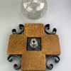 60s 70s wall lamp wall light glass Brutalist Kaiser Leuchten Germany 60s 70s wall lamp wall light glass Brutalist Kaiser Leuchten Germany