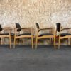 4x 60s 70s dining chair arm chair Danish design oak Denmark