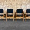 4x 60s 70s dining chair arm chair Danish design oak Denmark