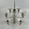 60s 70s lamp light ceiling lamp chandelier glass space age 60s 70s lamp light ceiling lamp chandelier glass space age