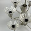 60s 70s lamp light ceiling lamp chandelier glass space age 60s 70s lamp light ceiling lamp chandelier glass space age