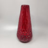 1960s Gorgeous Red Vase in Murano Glass By Ca dei Vetrai. Made in Italy