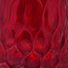 1960s Gorgeous Red Vase in Murano Glass By Ca dei Vetrai. Made in Italy