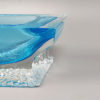 1960s Astonishing Blue Ashtray or Vide Poche By Flavio Poli for Seguso 1960s Astonishing Blue Ashtray or Vide Poche By Flavio Poli for Seguso