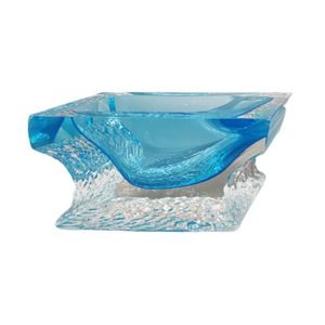 1960s Astonishing Blue Ashtray or Vide Poche By Flavio Poli for Seguso