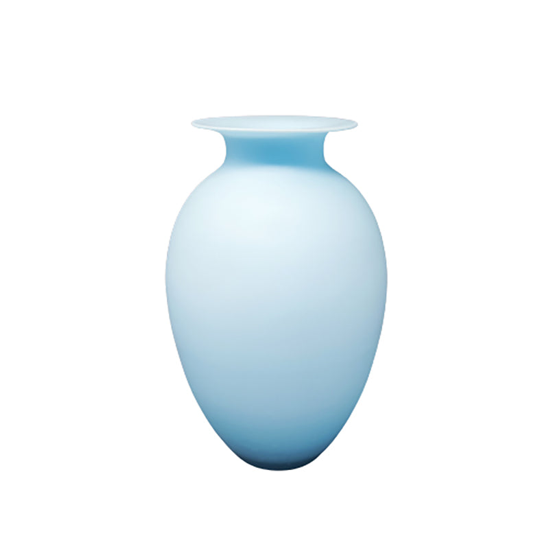 1960s Astonishing Blue Vase By Ca’ Dei Vetrai in Murano Glass. Made in Italy