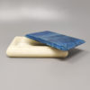 1960s Gorgeous Blue and White Box in Alabaster. Made in Italy