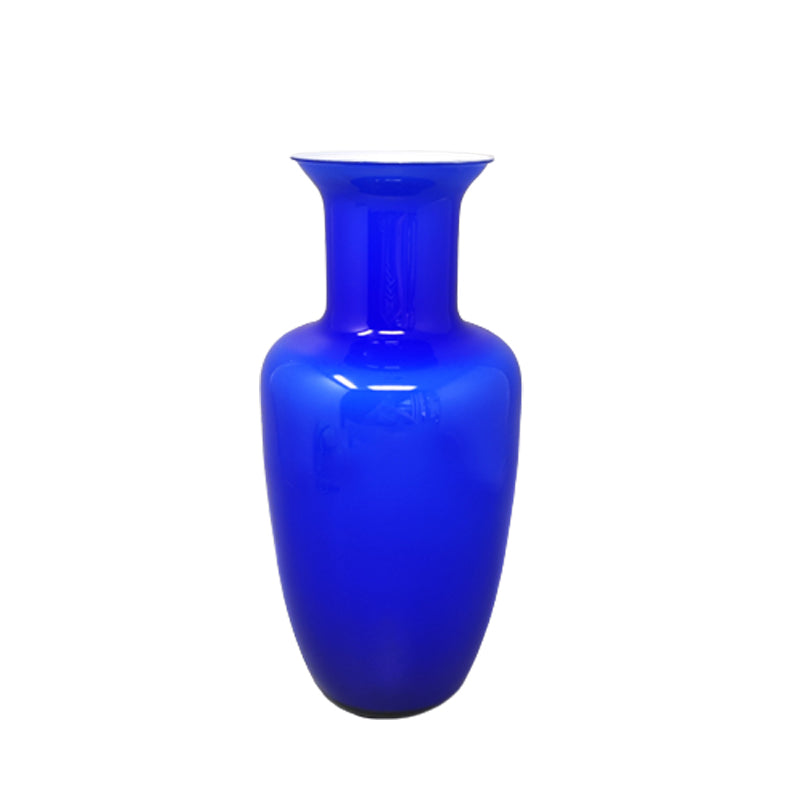 1960s Gorgeous Blue Vase by Nason in Murano Glass. Made in Italy