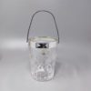 1960s Gorgeous Cut Crystal Cocktail Shaker with Ice Bucket Made in Italy 1960s Gorgeous Cut Crystal Cocktail Shaker with Ice Bucket Made in Italy