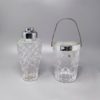 1960s Gorgeous Cut Crystal Cocktail Shaker with Ice Bucket Made in Italy 1960s Gorgeous Cut Crystal Cocktail Shaker with Ice Bucket Made in Italy