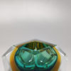1960s Gorgeous Green Ashtray or Catchall by Flavio Poli for Seguso. Made in Italy