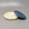 1960s Gorgeous Octagonal Blue and White Box in Alabaster. Made in Italy