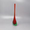 1960s Gorgeous Red and Green Vase By Flavio Poli
