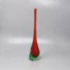 1960s Gorgeous Red and Green Vase By Flavio Poli