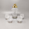 1960s Stunning Cocktail Shaker Set with Four Glasses. Made in Italy 1960s Stunning Cocktail Shaker Set with Four Glasses. Made in Italy