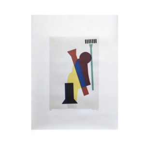 1970s Original Gorgeous Man Ray "Concrete Mixer" Limited Edition Lithograph