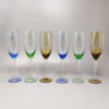 1970s Astonishing Set of Six Murano Glasses by Nason. Made in Italy 1970s Astonishing Set of Six Murano Glasses by Nason. Made in Italy