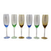 1970s Astonishing Set of Six Murano Glasses by Nason. Made in Italy 1970s Astonishing Set of Six Murano Glasses by Nason. Made in Italy
