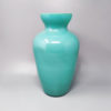 1970s Gorgeous Aquamarine Vase by Carlo Nason in Murano Glass. Made in Italy